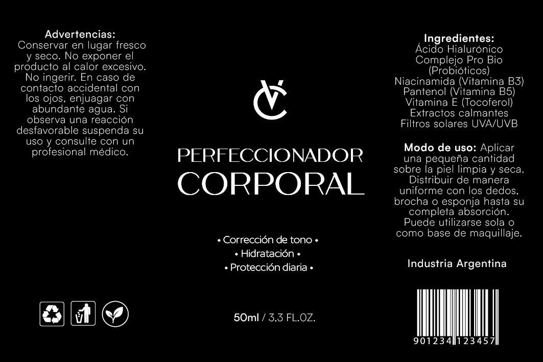Etiqueta contour alternativa